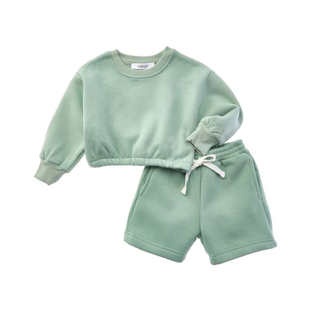 Marion Girls  2Pc Top & Short Jog Set